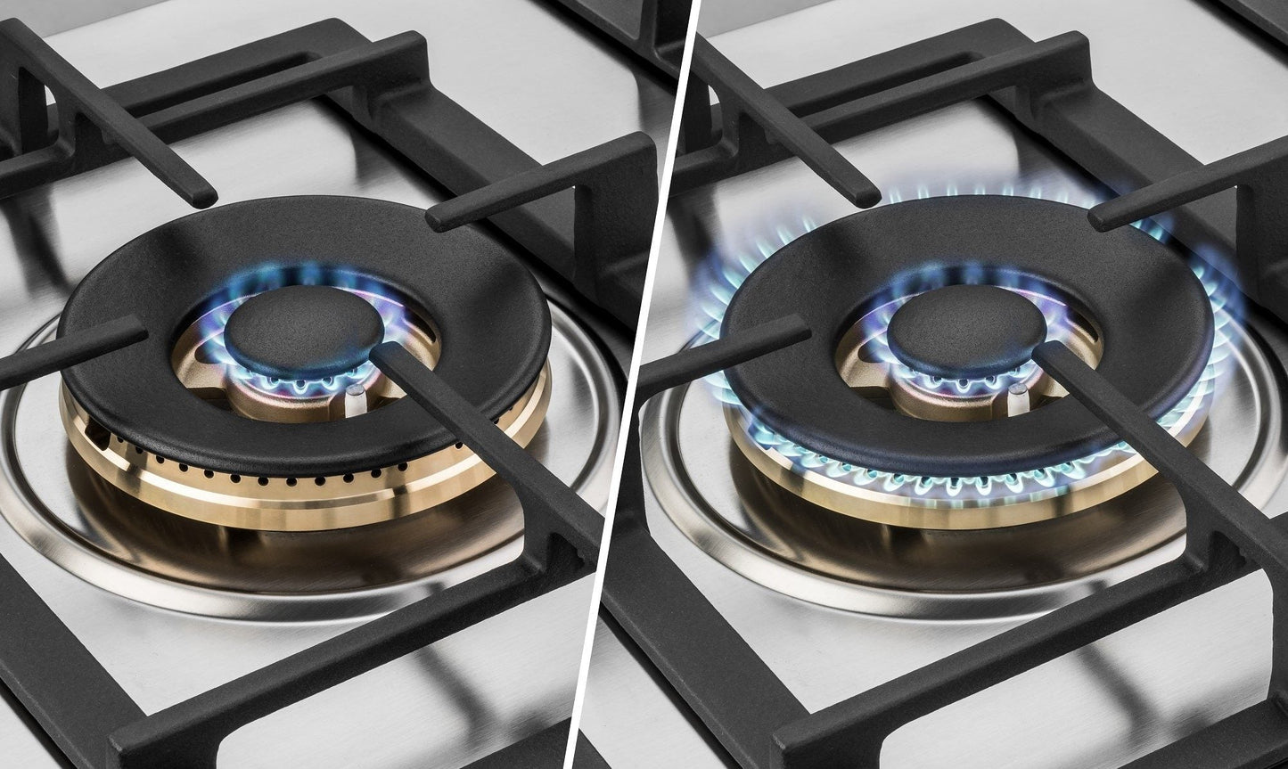 Cooktop Elanto Professionale Doppia Fiamma Lateral 5Q | 5kW | 90cm