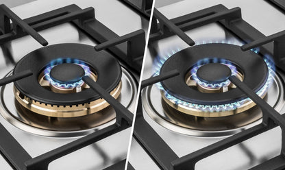 Cooktop Elanto Professionale Doppia Fiamma Lateral 5Q | 5kW | 90cm