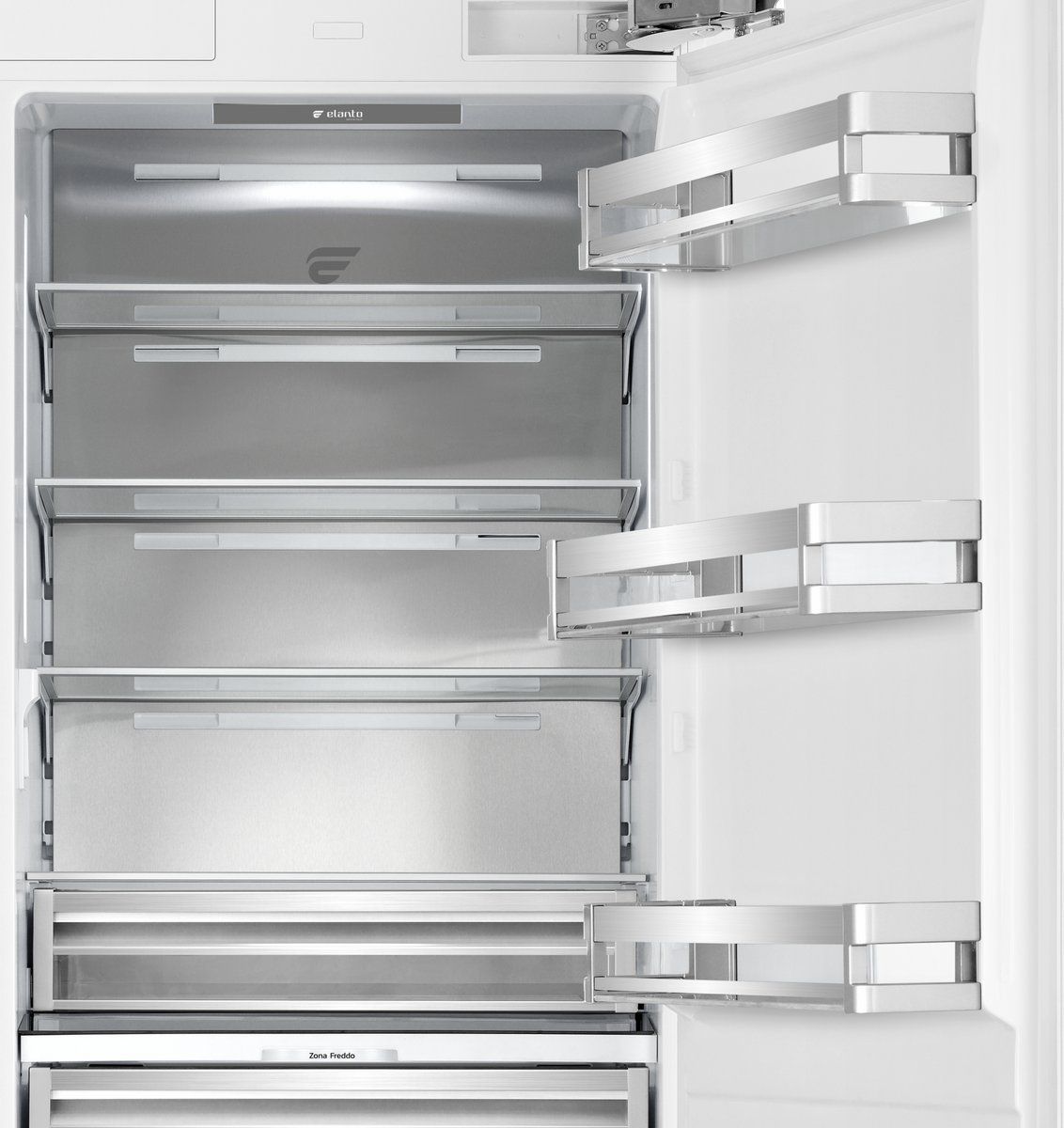 Kit Painel Decorativo Elanto Black Steel All Refrig 30 Polegadas - LNTDKR3049NAG