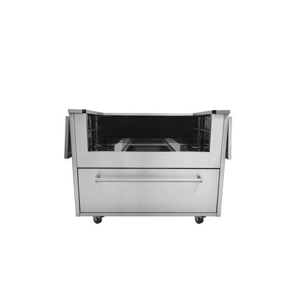 Carrinho para Churrasqueira a Carvão Artec Inox 89x66x90cm - ARTCRRCHRCAR089