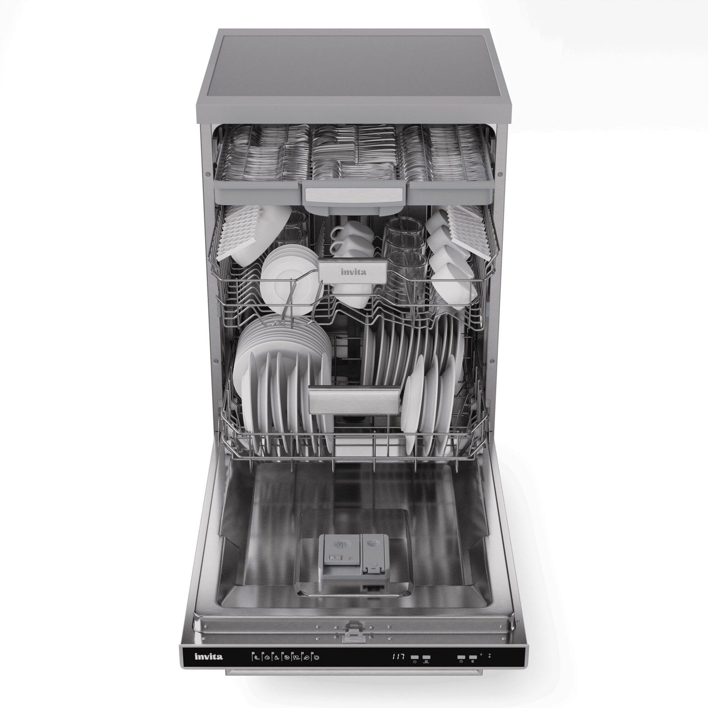 Lava-louças Invita Inox 15 Serviços 60 cm 220V - ILL15S60XX2VSA