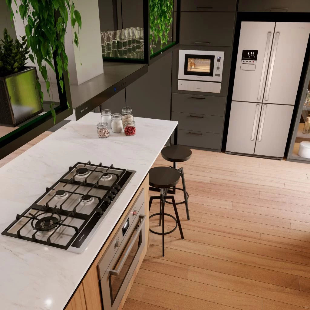 Cooktop Elettromec Sole Gás 5 Queimadores 90 cm Bivolt - CKG5Q90SL3TNB