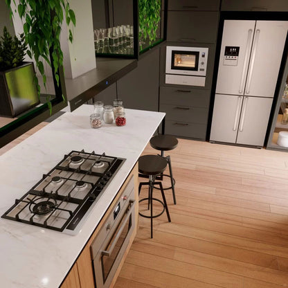 Cooktop Elettromec Sole Gás 5 Queimadores 90 cm Bivolt - CKG5Q90SL3TNB
