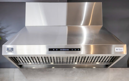 Coifa Elettromec Professional Churrasqueira Parede 48 Polegadas 125 cm 220V - CFPBBQ48XP2ELA