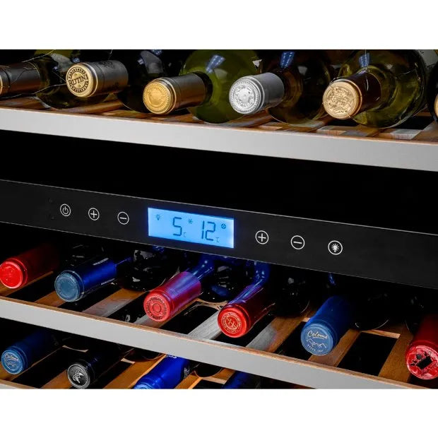 Adega Tecno Professional 2 Zonas 43 garrafas 220v Porta Invertida