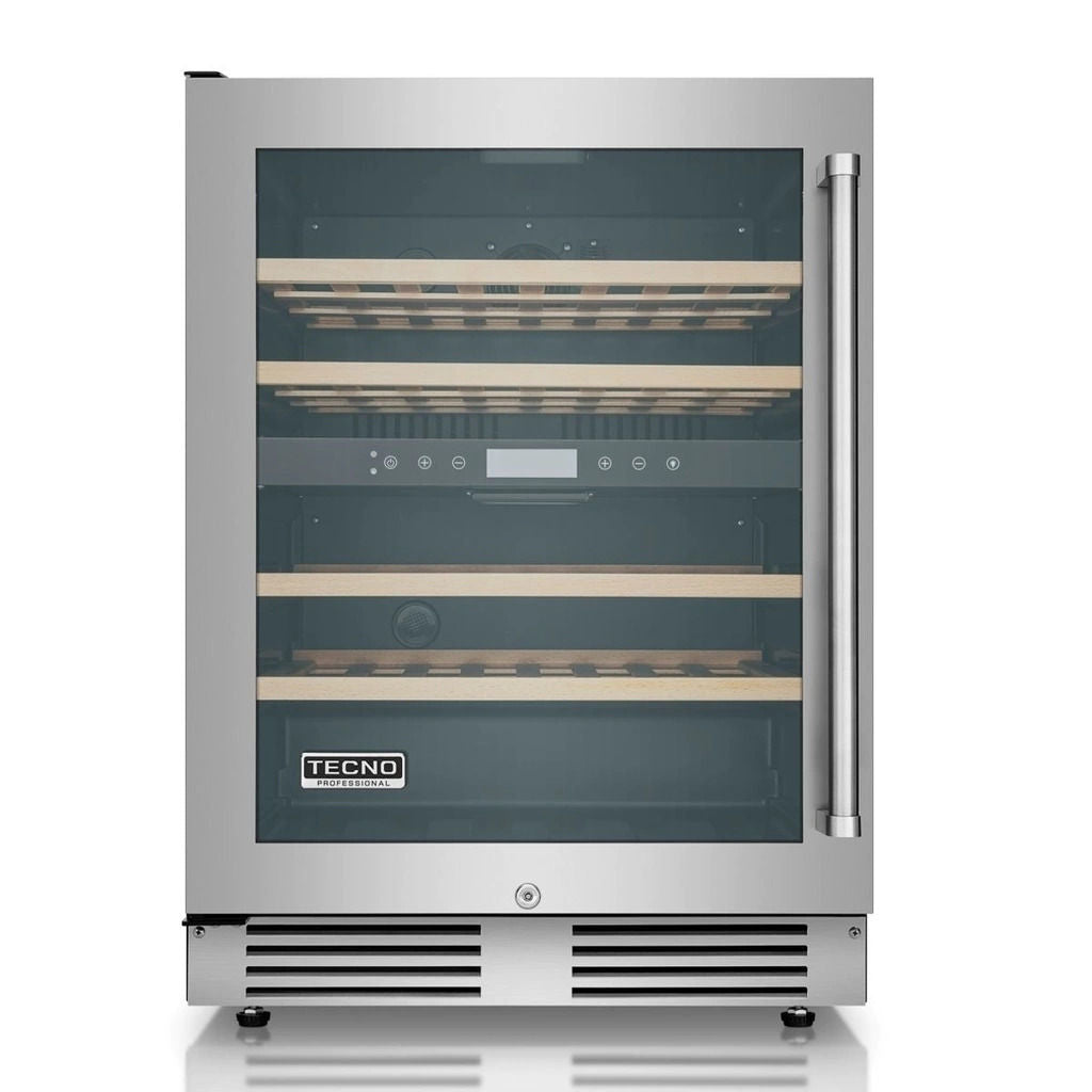Adega Tecno Professional TR14AVDB 2 Zonas 43 Garrafas 220V Porta Invertida
