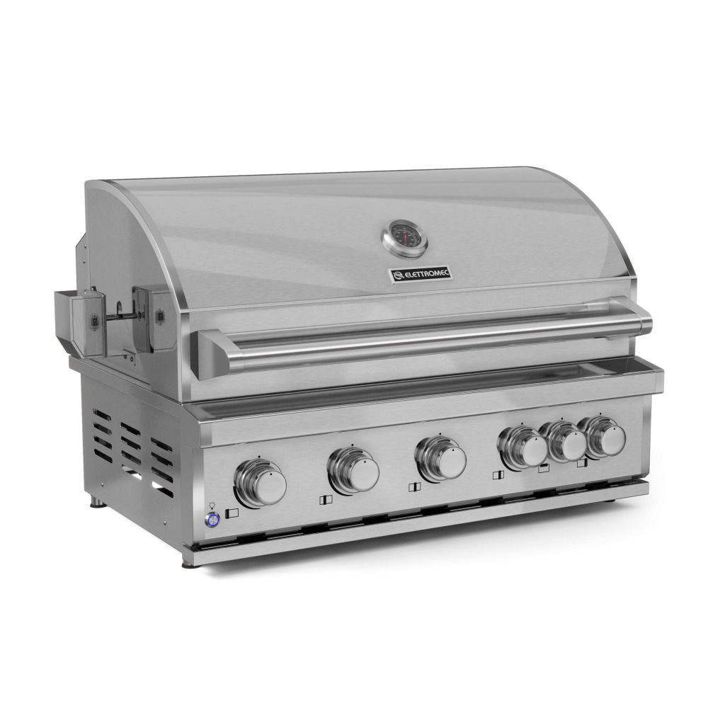 Churrasqueira Elettromec Inox a Gás 36 Polegadas 220V - BBQ6Q36XX2SCA