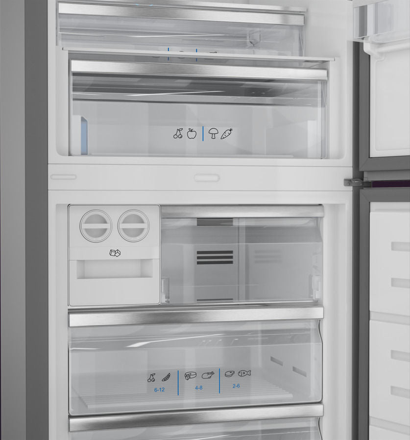 Refrigerador Inox Bottom Freezer Elettromec 510 Litros 220V Abertura Direita - RFBF510XX2VSA
