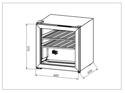 Adega Invita Inox 14 Garrafas Freestanding