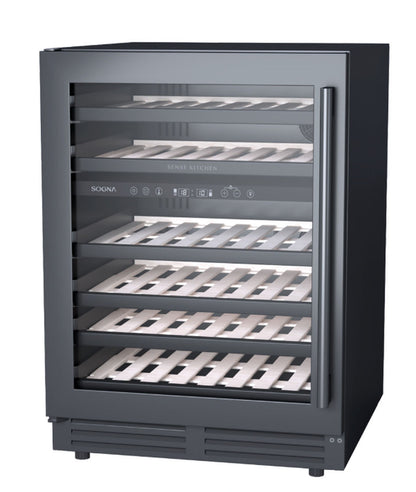 Adega de Vinhos SOGNA Carbon SWC60-BK Dual Zone 46 Garrafas 60cm 220V