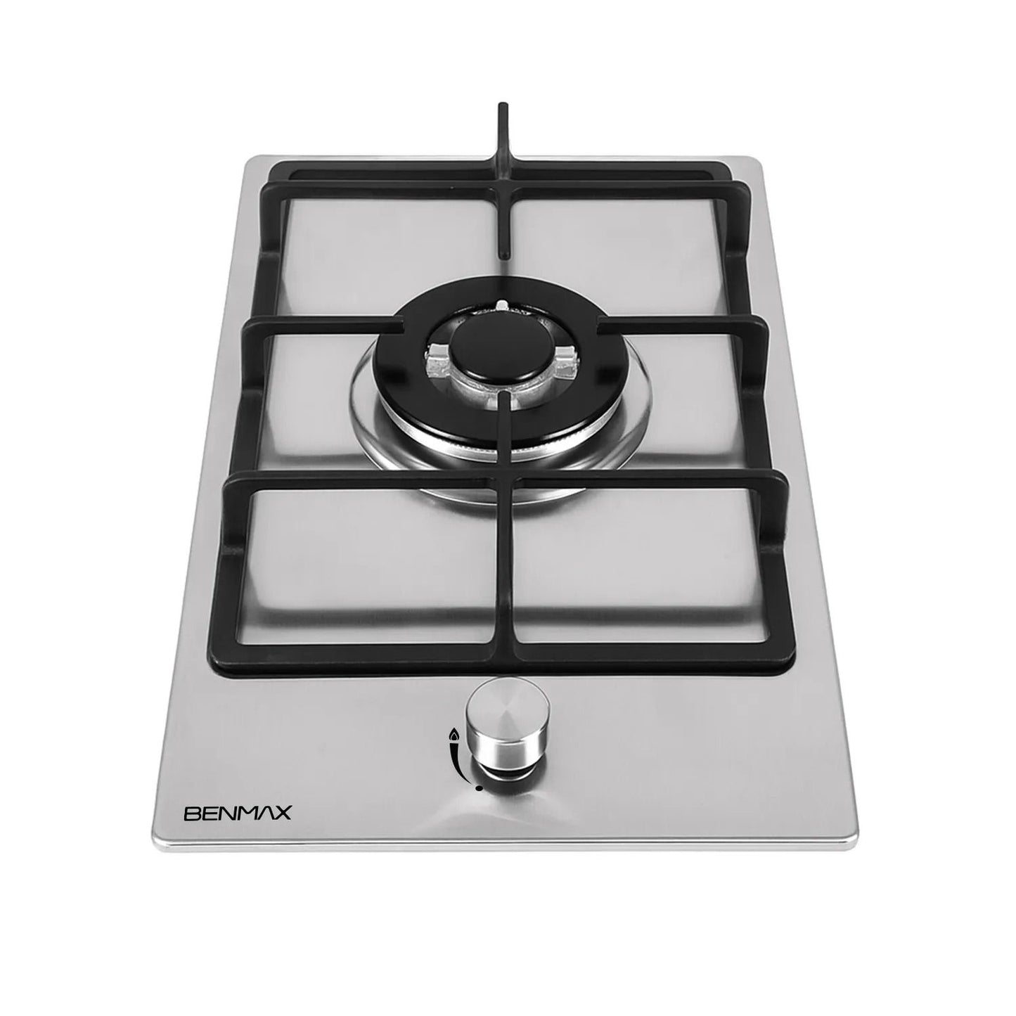 Cooktop Domino Benmax 1 Boca Gás Inox 30cm - DTOP01B30SA