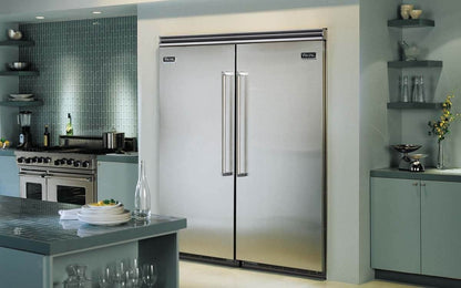 Geladeira Viking Built-In VCSB5423SS 42" Side-by-Side Open Box 115V - VCSB5423SS