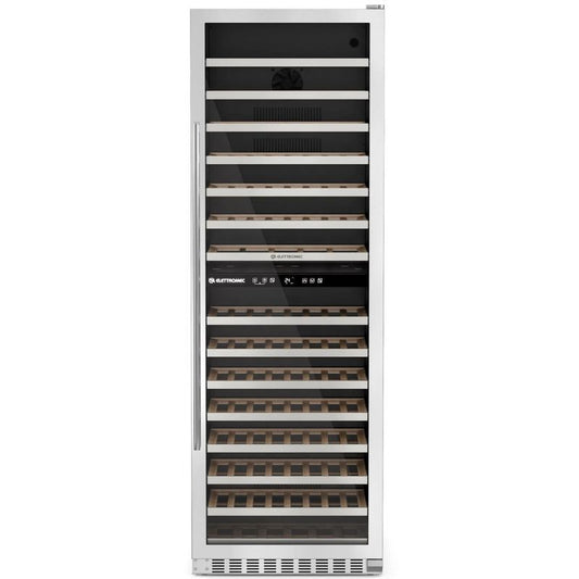 Adega Elettromec Inox 134 Garrafas Dual Zone Built-In Connect 220V Abertura Direita - CV2BI134XV2VPA