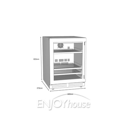 Cervejeira de Embutir SOGNA Carbon SBC60-BK-R 145L 60cm 220V Porta Direita