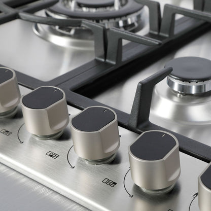 Cooktop a Gás Crissair Fuoco 75cm 5 Queimadores Bivolt - CCB06G5 - 35910