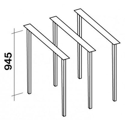 Kit de Extensão Falmec KACL.748#HF para Coifa Spazio 180 cm Black