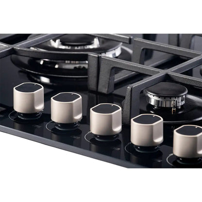Cooktop a Gás Crissair Crystal 75 All Black 75cm Bivolt - NCT25G7 / 72004