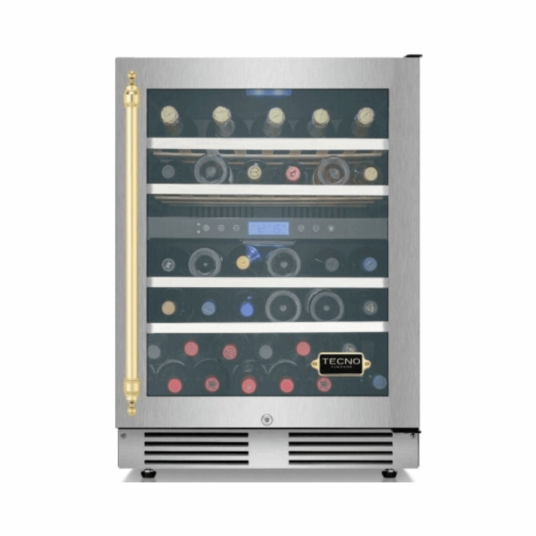 Adega Tecno Vintage TR14AVDCV2 Dual Zone 43 Garrafas 220V - Abertura Padrão