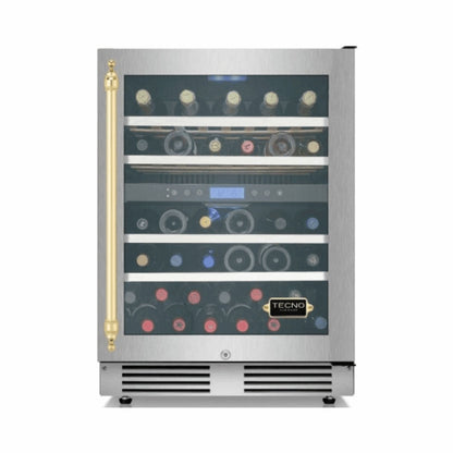 Adega Tecno Vintage TR14AVDCV2 Dual Zone 43 Garrafas 220V - Abertura Padrão