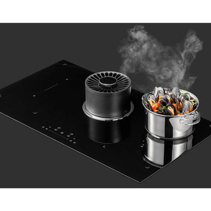 Cooktop Tecno a Indução com Coifa Retrátil 4 Zonas 90 cm - Novo