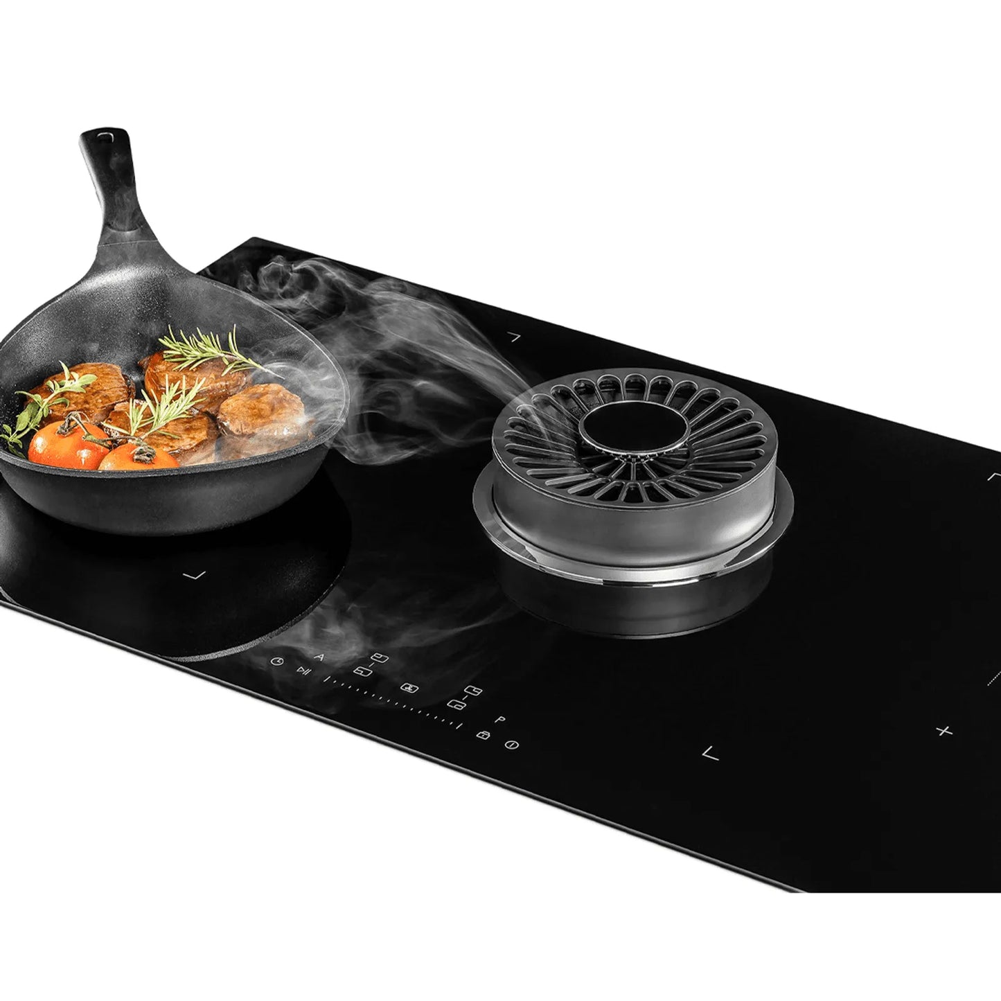 Cooktop Tecno a Indução com Coifa Retrátil 4 Zonas 90 cm - Novo